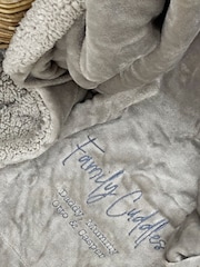 Personalised Family Cuddles Winter Throw by Solesmith - Image 2 of 4
