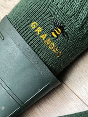 Solesmith Green Children's Personalised Bee Embroidered Welly Socks - Image 6 of 8