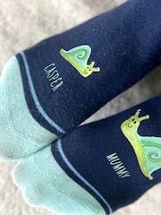 Solesmith Blue Me and You Snail Socks - Image 2 of 4