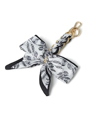 Aela Blue Print Bow Bag Charm - Image 3 of 3