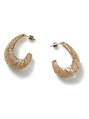 Aela Gold Tone Filigree Teardrop Earrings - Image 3 of 3