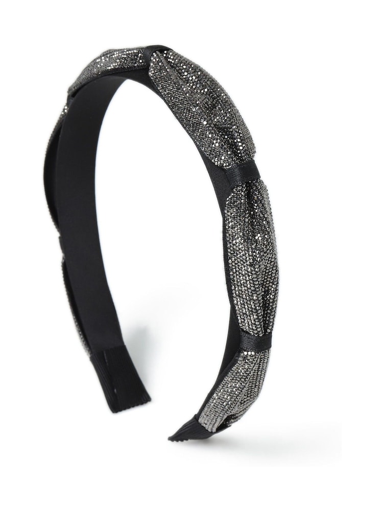 Aela Schwarzes Glitzer-Aliceband - Bild 2 von 3