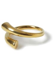 Aela Gold Tone Stainless Steel Wrap Ring - Image 2 of 2