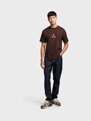 Penfield Brown Mens 100% Cotton Embroidered Mallard T-Shirt - Image 2 of 5
