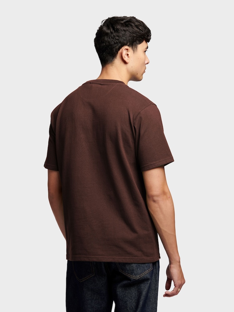 Penfield Brown Mens 100% Cotton Embroidered Mallard T-Shirt - Image 4 of 5