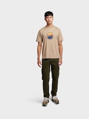 Penfield Brown Mens 100% Cotton Circle Mountain T-Shirt - Image 2 of 7