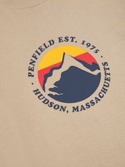Penfield Brown Mens 100% Cotton Circle Mountain T-Shirt - Image 7 of 7