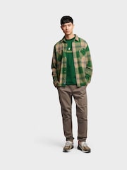 Penfield Green Mens Brushed Check 100% Cotton Overshirt - Image 2 of 9