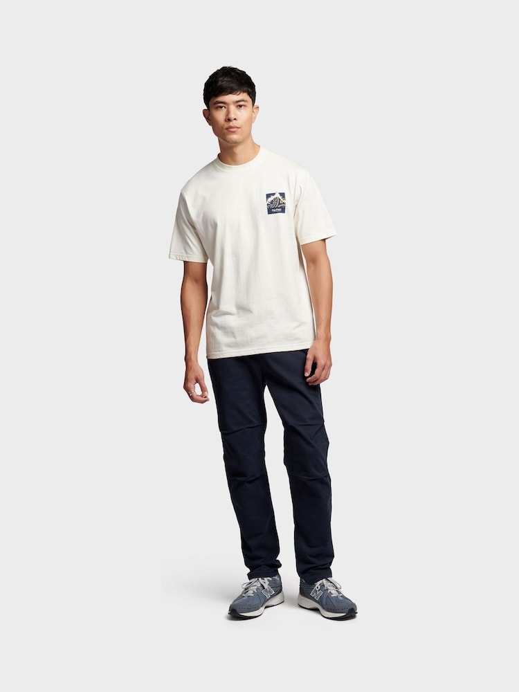 Penfield White Mens 100% Cotton Mountain Back Graphic T-Shirt - Image 2 of 8