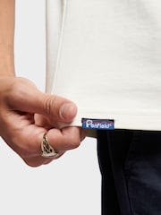 Penfield White Mens 100% Cotton Mountain Back Graphic T-Shirt - Image 5 of 8