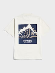 Penfield White Mens 100% Cotton Mountain Back Graphic T-Shirt - Image 7 of 8