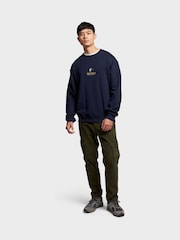 Penfield Blue Mens Embroidered Mallard 100% Cotton Sweatshirt - Image 2 of 6