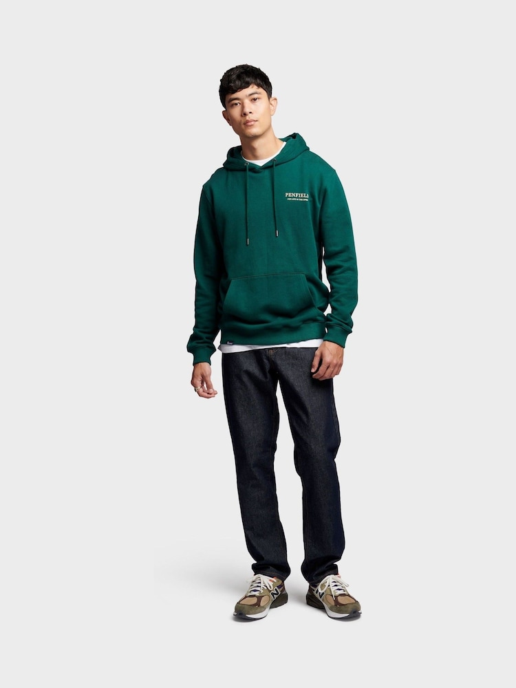 Penfield Green Mens Bear Hoodie - Image 2 of 9