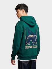 Penfield Green Mens Bear Hoodie - Image 4 of 9