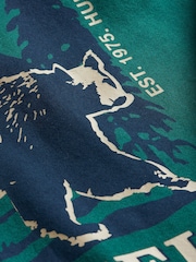 Penfield Green Mens Bear Hoodie - Image 9 of 9