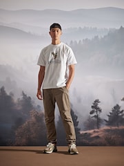 Penfield White Mens 100% Cotton Regal Mallard T-Shirt - Image 2 of 5