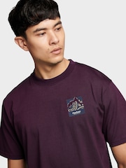 Penfield Purple Mens 100% Cotton Mountain Back Graphic T-Shirt - Image 3 of 6
