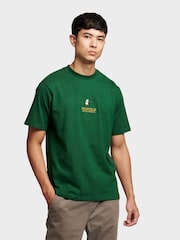 Grün - Penfield Mens 100% Cotton Embroidered Mallard T-Shirt - Bild 1 von 7