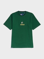Grün - Penfield Mens 100% Cotton Embroidered Mallard T-Shirt - Bild 6 von 7