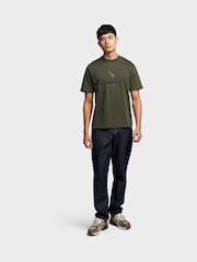 Verde - Penfield Mens 100% Cotton Regal Mallard T-Shirt - Imagen 2 de 6