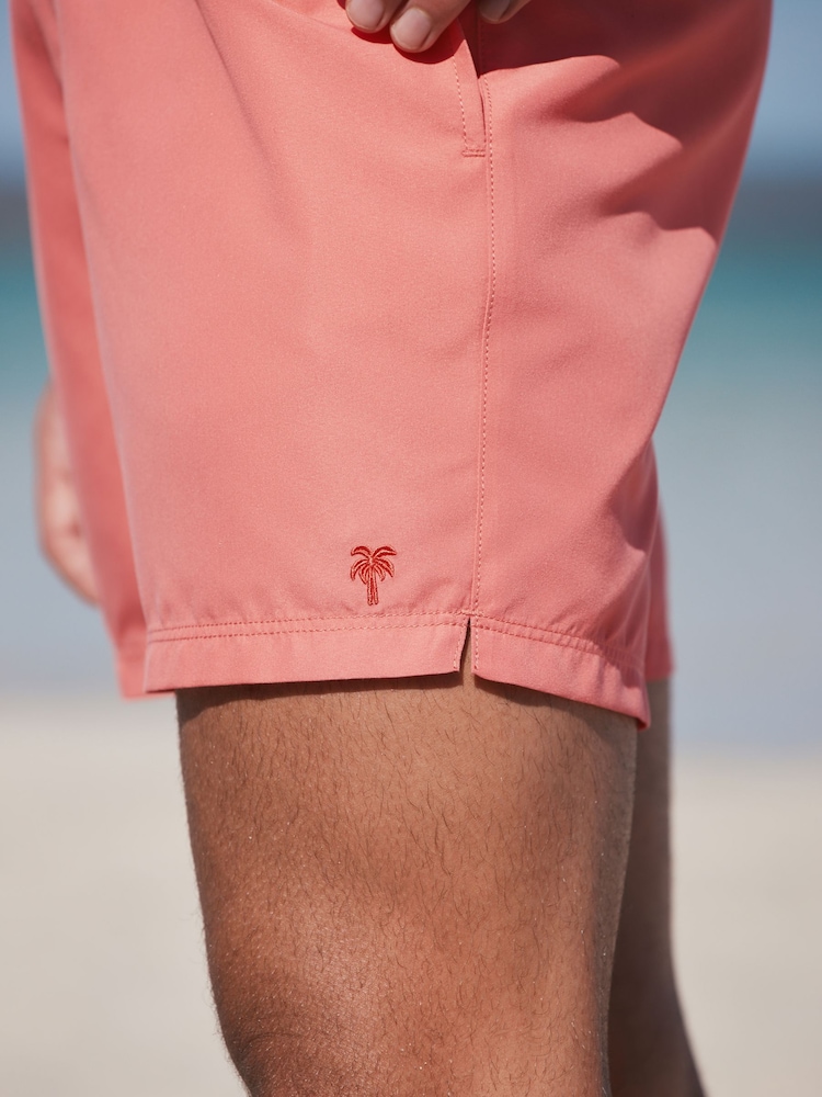 Coral Pink Essential Swim Shorts - Image 4 of 6