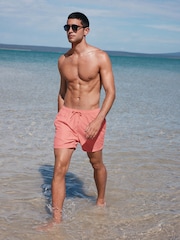 Coral Pink Essential Swim Shorts - Image 6 of 6