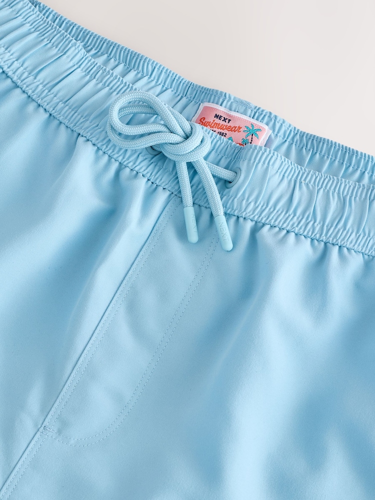 Neutral/Green/Pink/Light Blue Essential Swim Shorts 4 Pack - Image 11 of 14