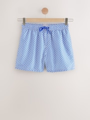 Navy Printed Swim Shorts 2 Pack - Image 11 of 13