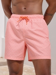 Navy Printed Swim Shorts 2 Pack - Image 7 of 13