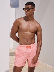 Navy Printed Swim Shorts 2 Pack - Image 9 of 13
