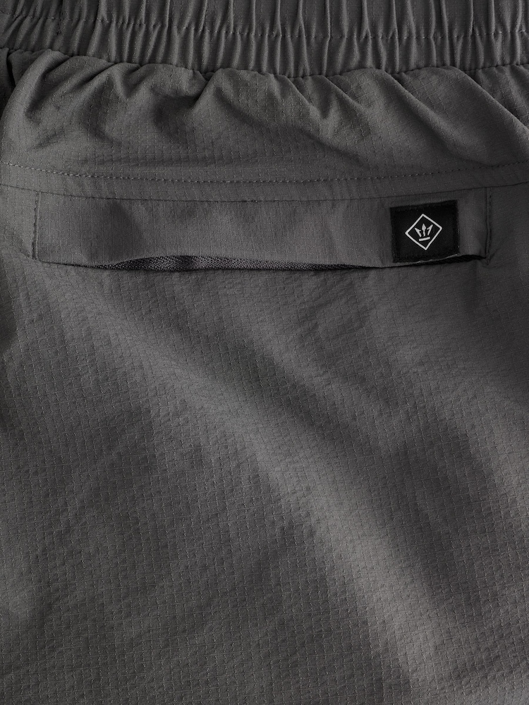 Grey Fashion Cargo Swim Shorts - Image 4 of 4