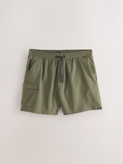 Khakifarben/Grün - Fashion Cargo Swim Shorts - Bild 5 von 11