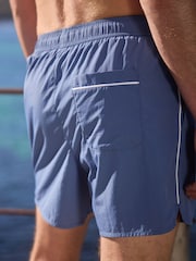 Blue Piped Swim Shorts - Image 3 of 7