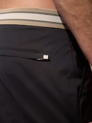 Schwarz - Elasticated Waistband Swim Shorts - Bild 4 von 4