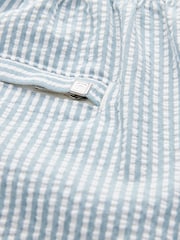 Blue Stripe Seersucker Swim Shorts - Image 10 of 10