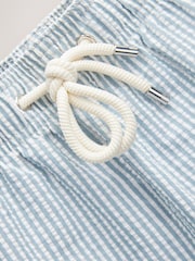 Blue Stripe Seersucker Swim Shorts - Image 9 of 10