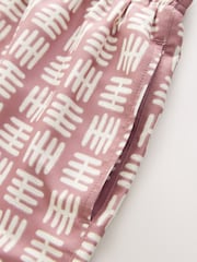 Pink Geometric Printed Swim Shorts - Image 10 of 10