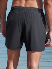 Black Active Lined Swim Shorts - Image 3 of 7