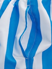 Blue/White Stripe Swim Shorts - Image 8 of 9
