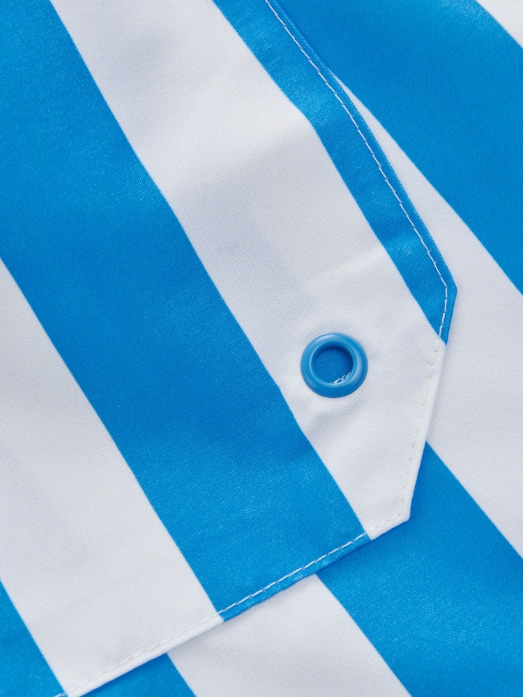Blue/White Stripe Swim Shorts - Image 9 of 9