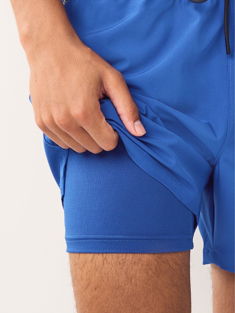 Blue Active Lined Swim Shorts - Image 6 of 11