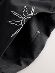 Черный - Embroidered Swim Shorts - Image 8 of 9