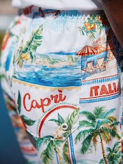 Amalfi Printed Swim Shorts - Image 5 of 9