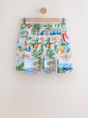 Amalfi Printed Swim Shorts - Image 6 of 9