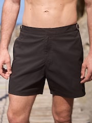 Черный - Signature Tailored Waistband Swim Shorts - Image 1 of 11