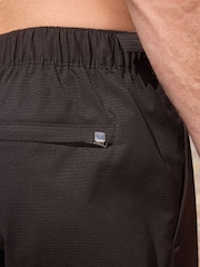 Черный - Signature Tailored Waistband Swim Shorts - Image 6 of 11
