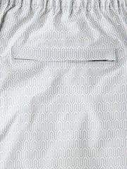 Grey Signature Tailored Waistband Swim Shorts - Image 12 of 14