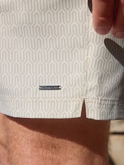 Grey Signature Tailored Waistband Swim Shorts - Image 7 of 14