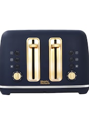 Morphy Richards Blue Accents 4 Slice Toaster - Image 1 of 4