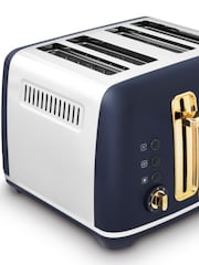 Morphy Richards Blue Accents 4 Slice Toaster - Image 3 of 4